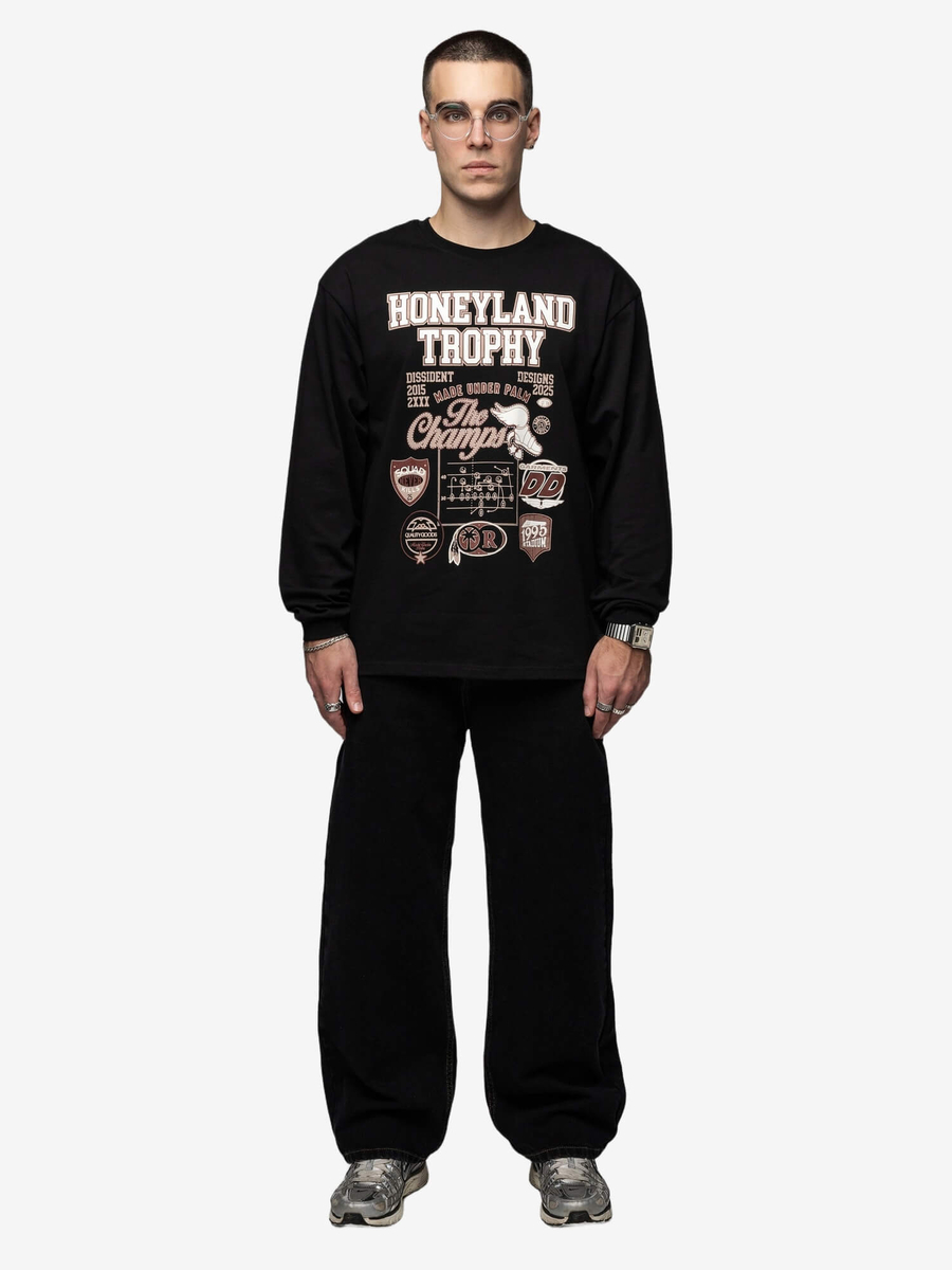 DISSIDENT — Лонгслив Trophy ss25 Black
