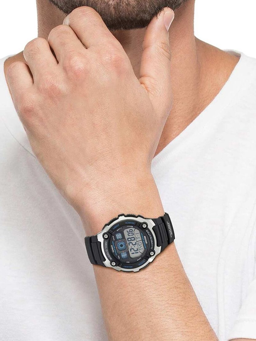 CASIO — Часы Casio Collection AE-2000W-1A Black/Silver