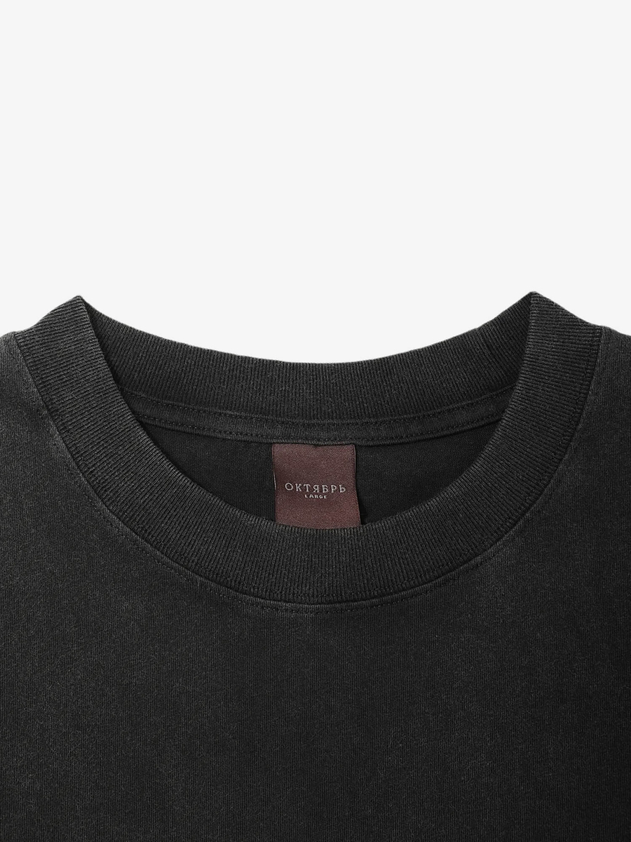 ОКТЯБРЬ — Футболка AW'25 Sweet Hell Black
