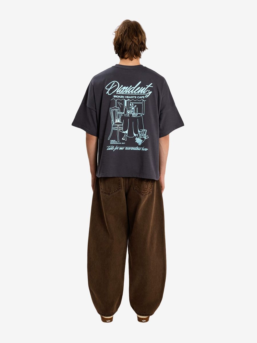 DISSIDENT — Джинсы Coat of Hearts Baggy Jeans Faded Brown