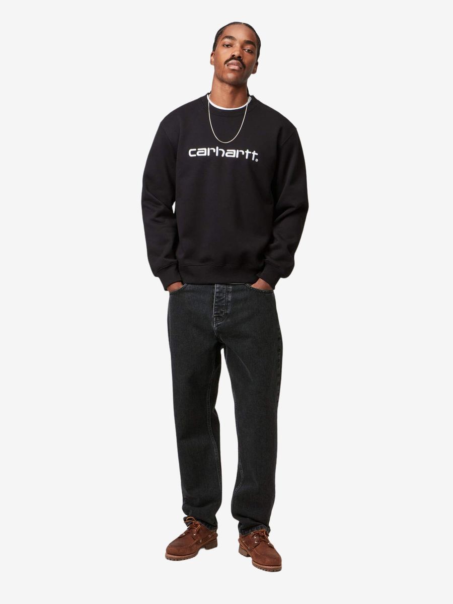 CARHARTT WIP — Джинсы Newel Black (Stone Washed)