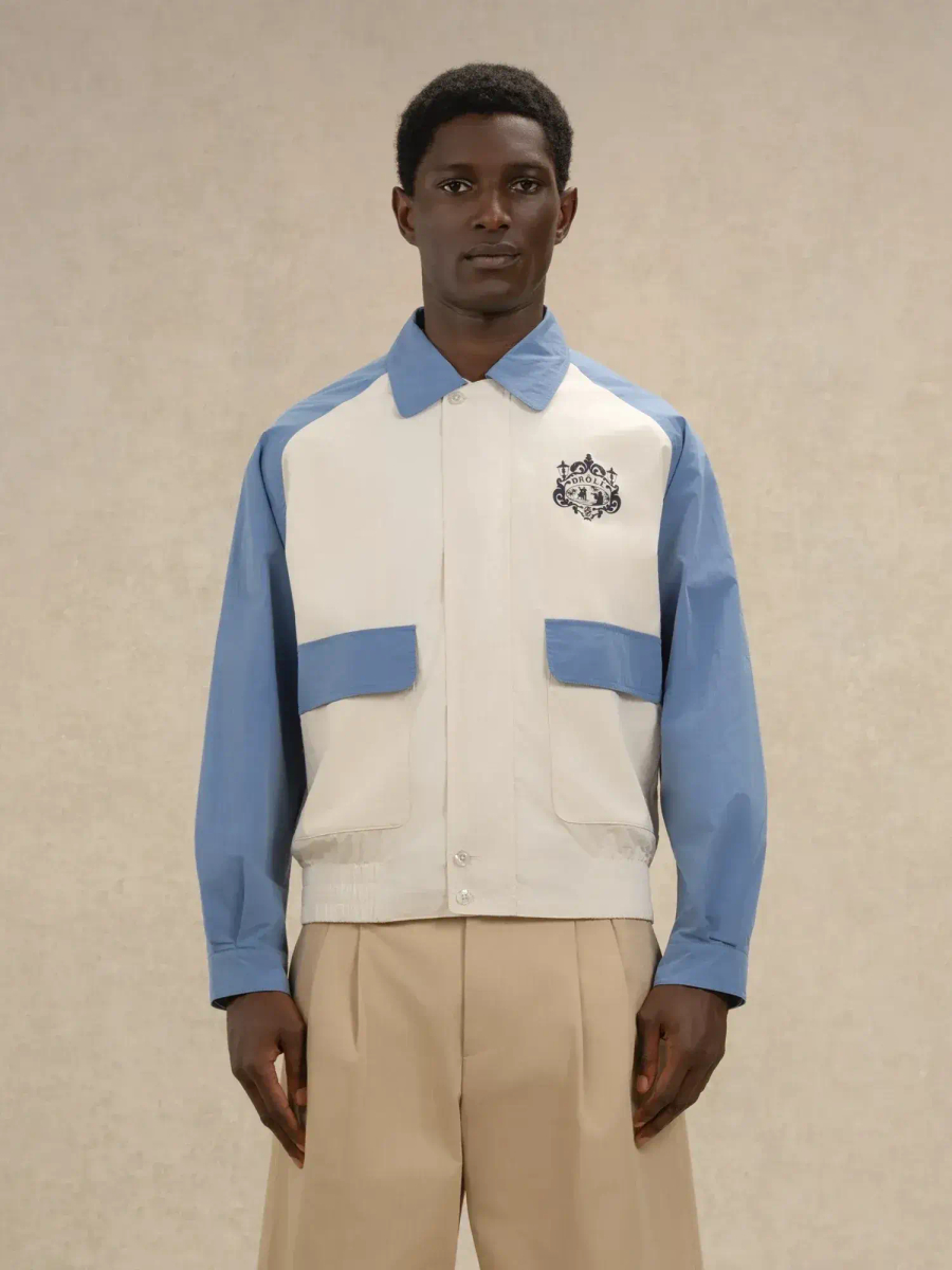 DRÔLE DE MONSIEUR — Куртка Veste Nylon Sport Drôle Danseurs Off White