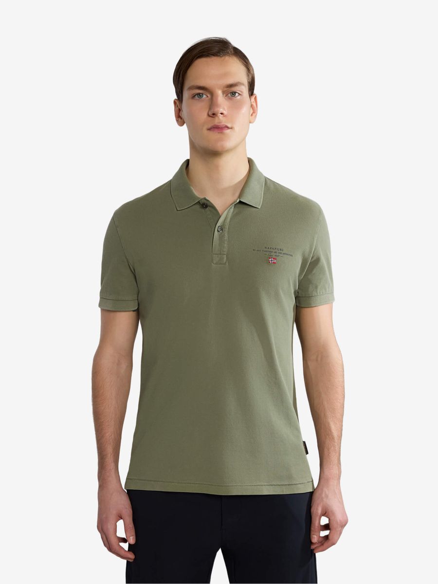 NAPAPIJRI — Футболка Поло Elbas Olive Green