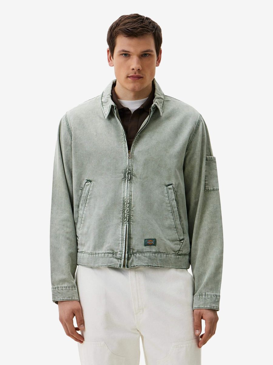 DICKIES — Куртка Newington Stone Wash Light Green