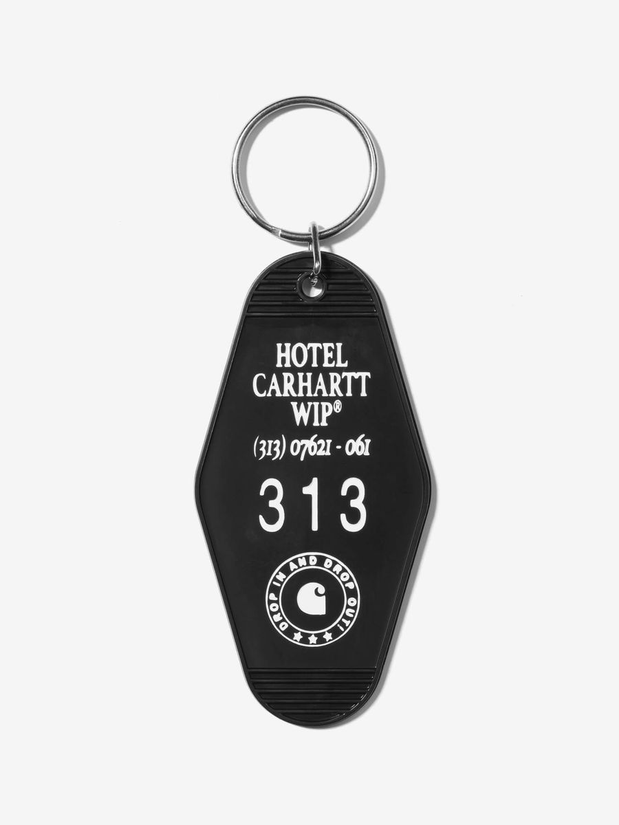 CARHARTT WIP — Брелок Hotel Keys Keychain Black/White