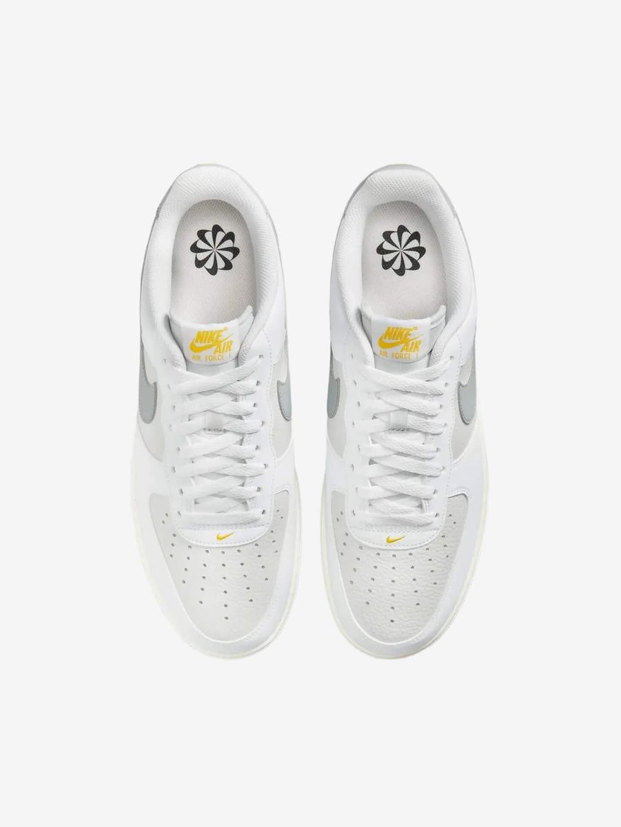 NIKE — Кроссовки Air Force 1 Low '07 White/Grey/Yellow