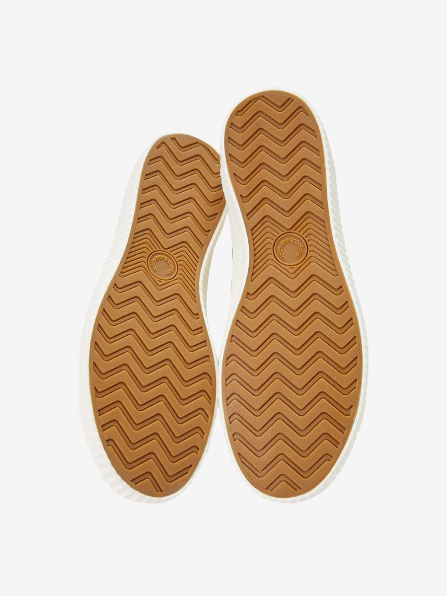FRED PERRY — Обувь Low Hughes Light Ecru/Green