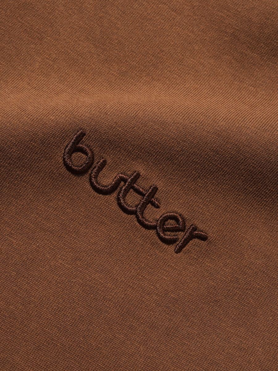 BUTTER GOODS — Футболка Alpine Tee Brown