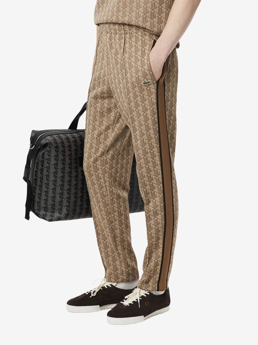 LACOSTE — Штаны Paris Regular Fit Monogram Brown