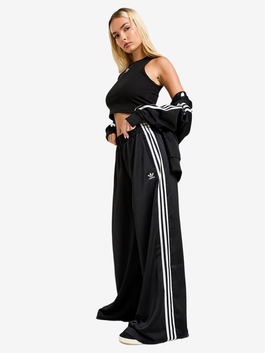 ADIDAS ORIGINALS — Штаны W Adicolor Wide-Leg Black
