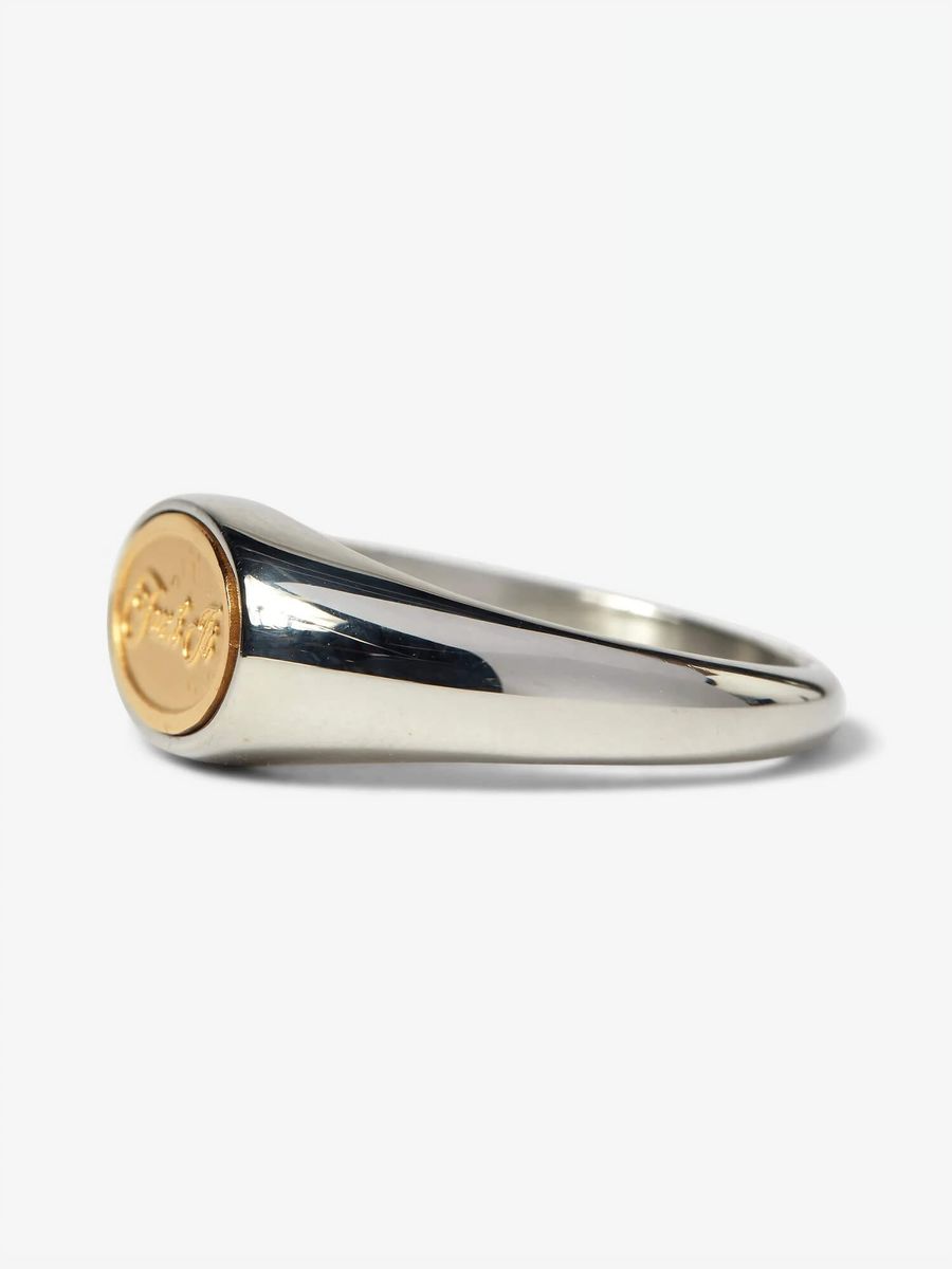 HUF — Кольцо F_ck It Signet Ring Silver