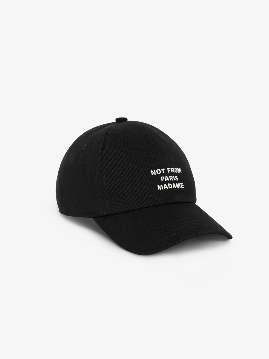 DRÔLE DE MONSIEUR — Кепка Slogan Cap Black