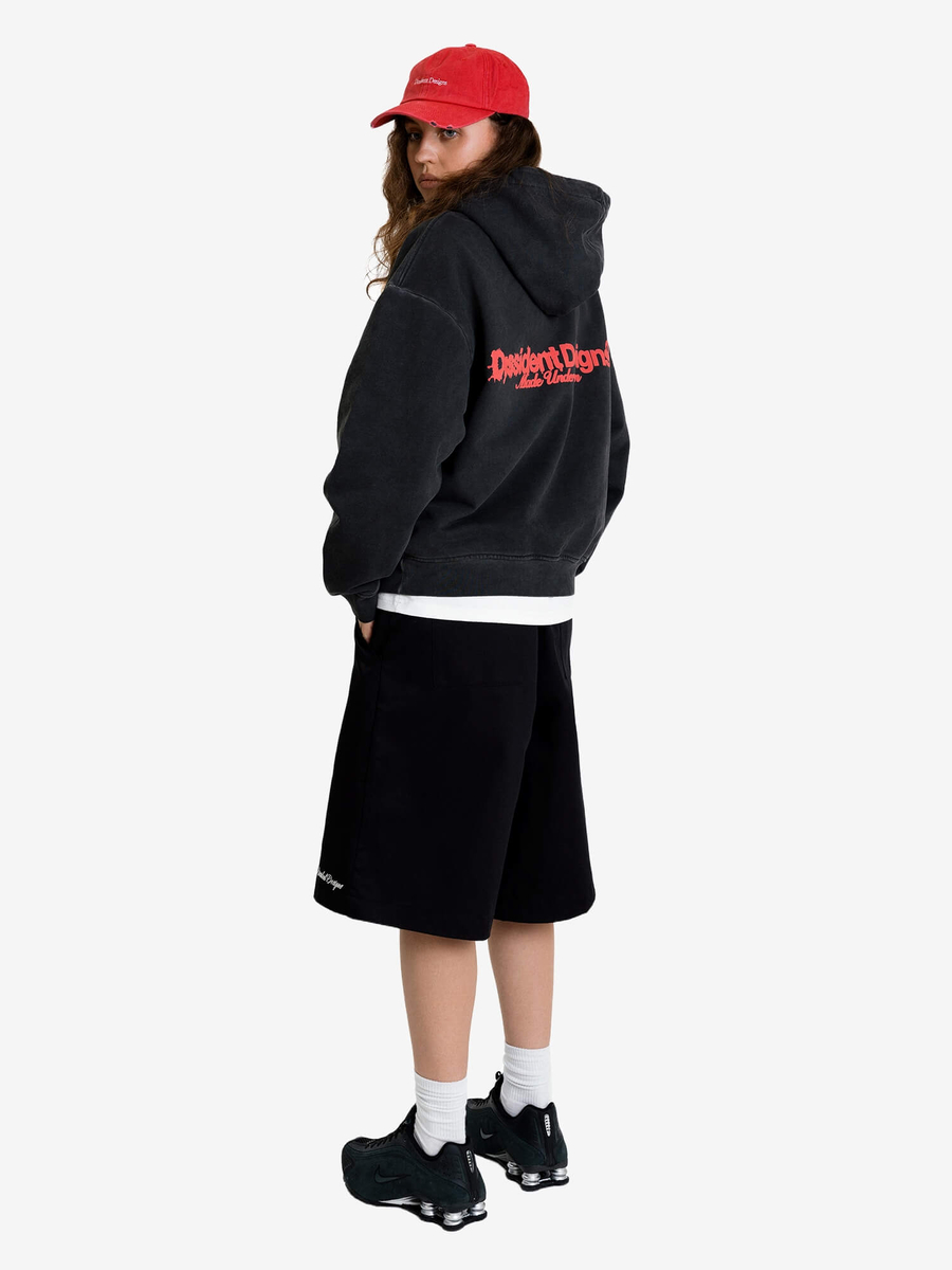 DISSIDENT — Шорты Graduate Wide Shorts in Black