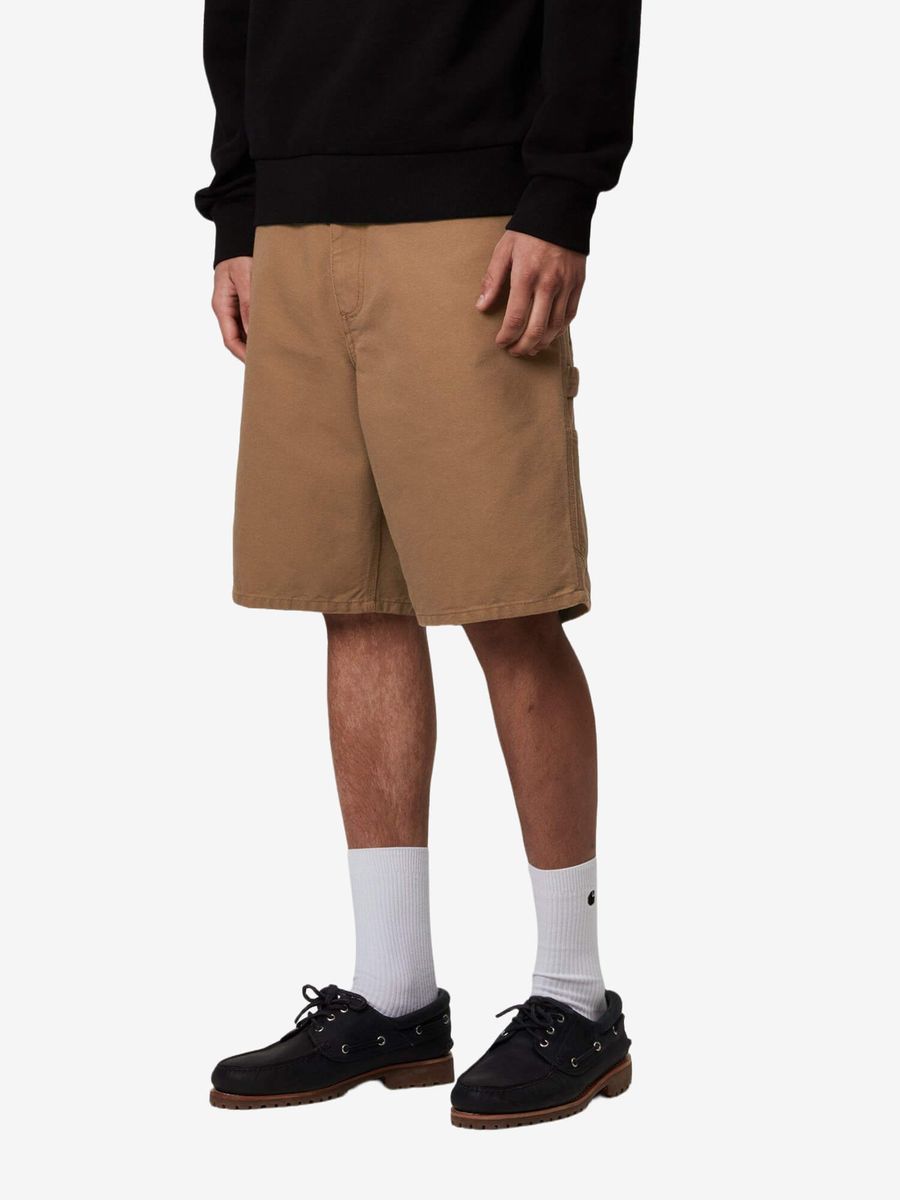 CARHARTT WIP — Шорты Single Knee Hamilton Brown (Rinsed)