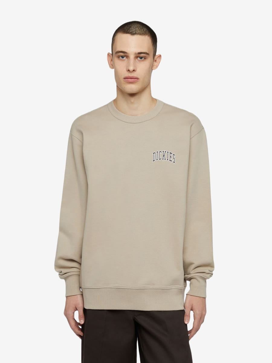 DICKIES — Свитшот Aitkin Chest Sweat Sandstone