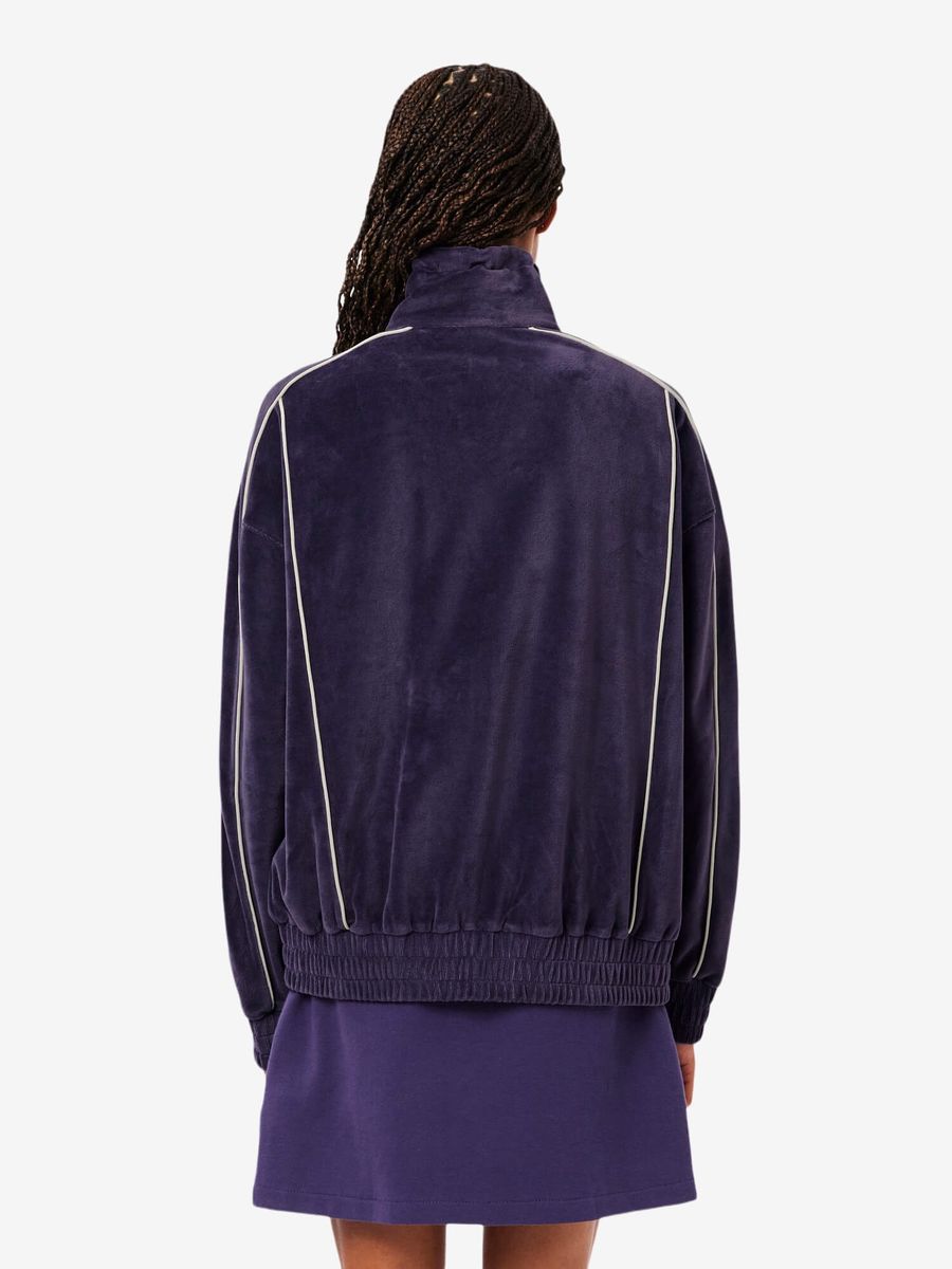 LACOSTE — Олимпийка W Velour Cropped Violet