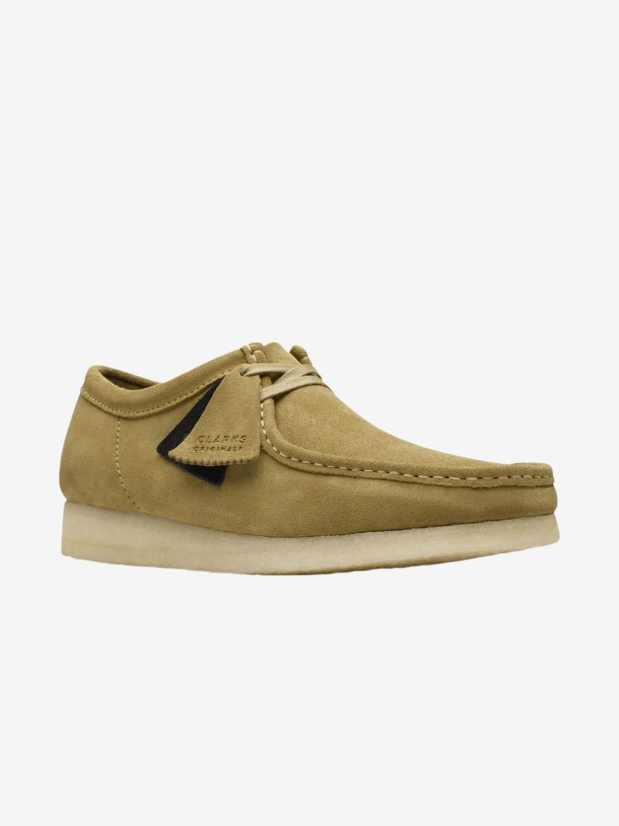 CLARKS ORIGINALS — Обувь Wallabee Mid Green Suede