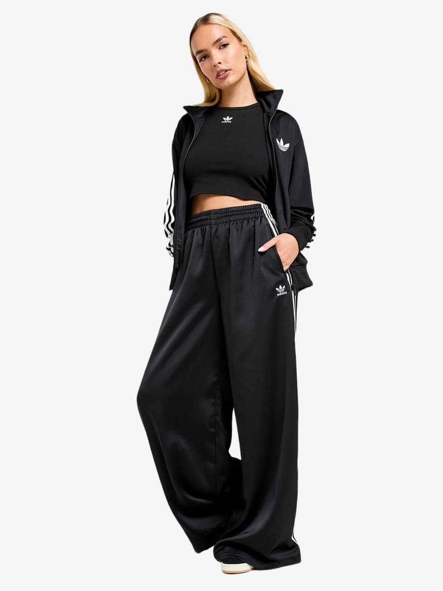 ADIDAS ORIGINALS — Штаны W Adicolor Wide-Leg Black