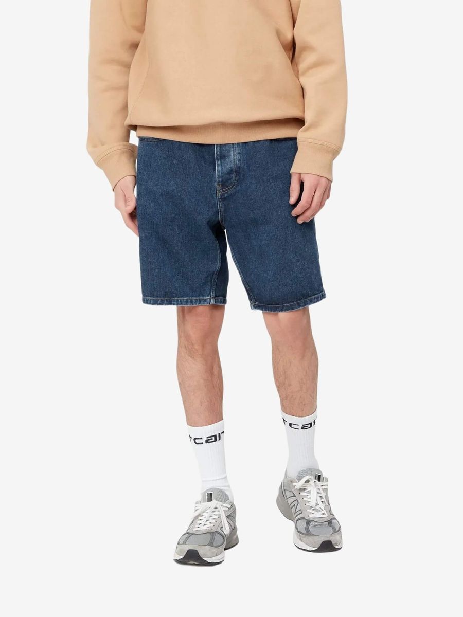 CARHARTT WIP — Шорты Newel Blue Stone Washed