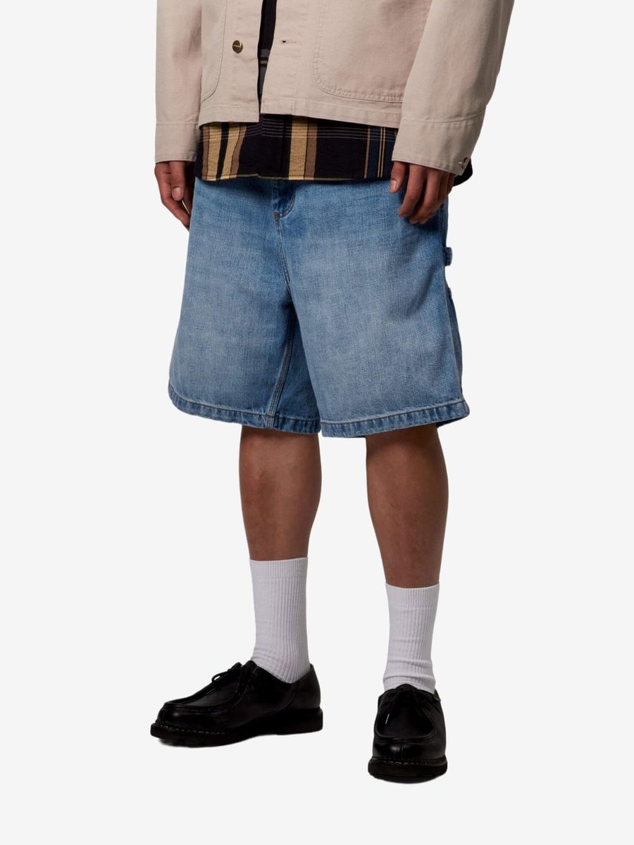CARHARTT WIP — Шорты OG Single Knee Blue (Burst Washed)