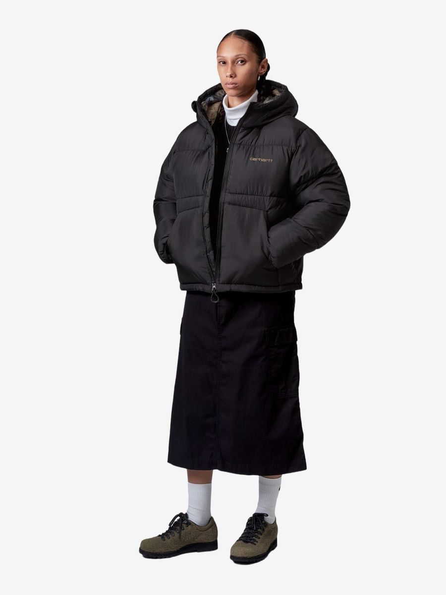 CARHARTT WIP — Куртка W' Toronto Jacket Black/Wild Dog Print