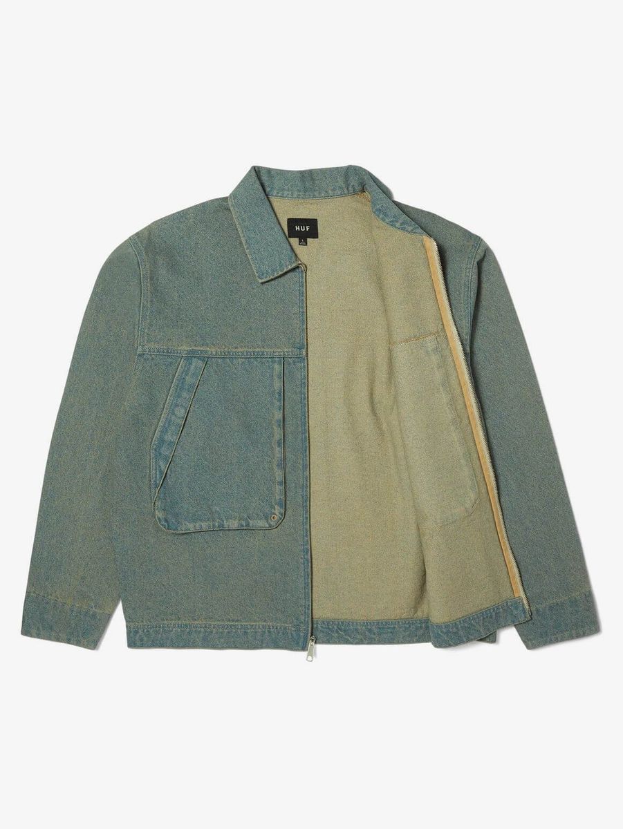HUF — Куртка Dresden Denim Work Jacket Indigo Earth