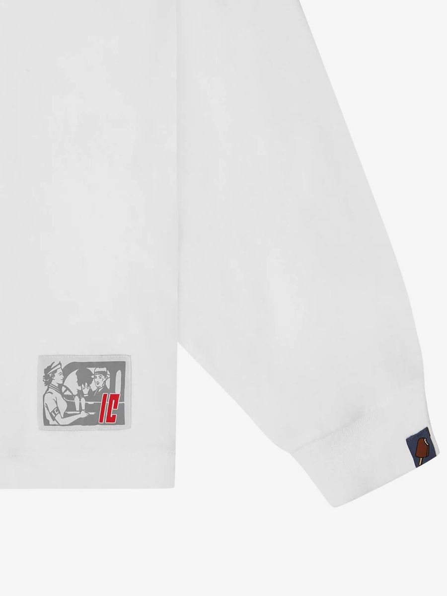 ICECREAM — Лонгслив Icecream Design LS Tee White