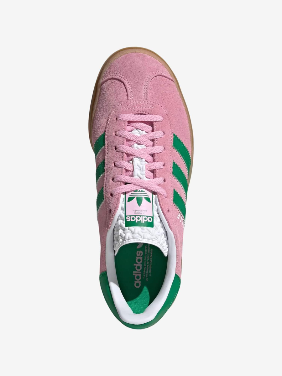 ADIDAS ORIGINALS — Gazelle Bold True Pink/Green/White