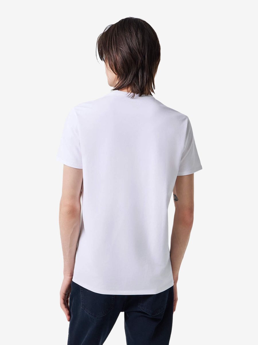 LACOSTE — Футболка Slim Fit White