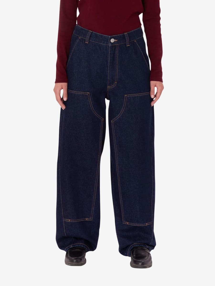 OBEY — Джинсы W Leah Baggy Denim Rinse