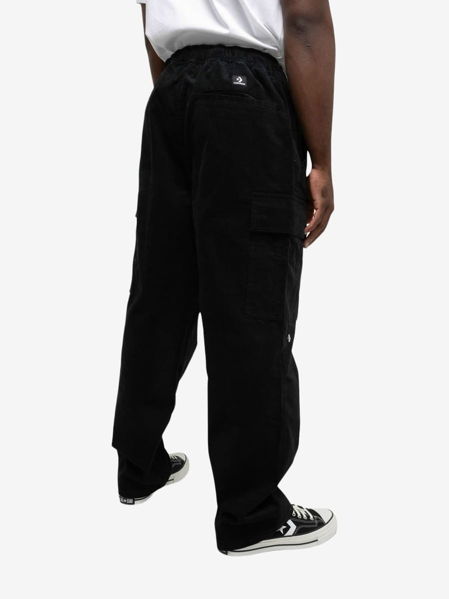 CONVERSE — Штаны Corduroy Cargo Pants Black