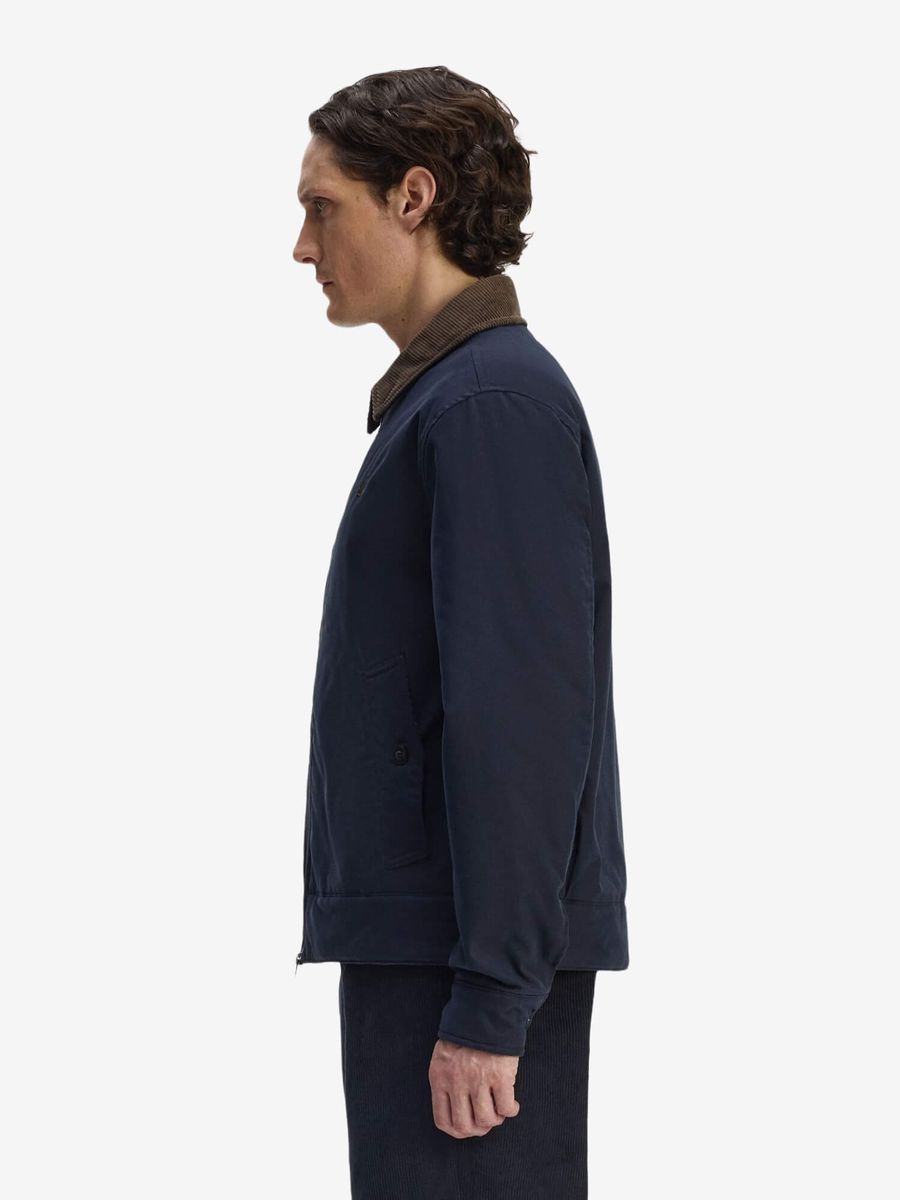 FRED PERRY — Куртка Cotton Caban Jacket Navy/White