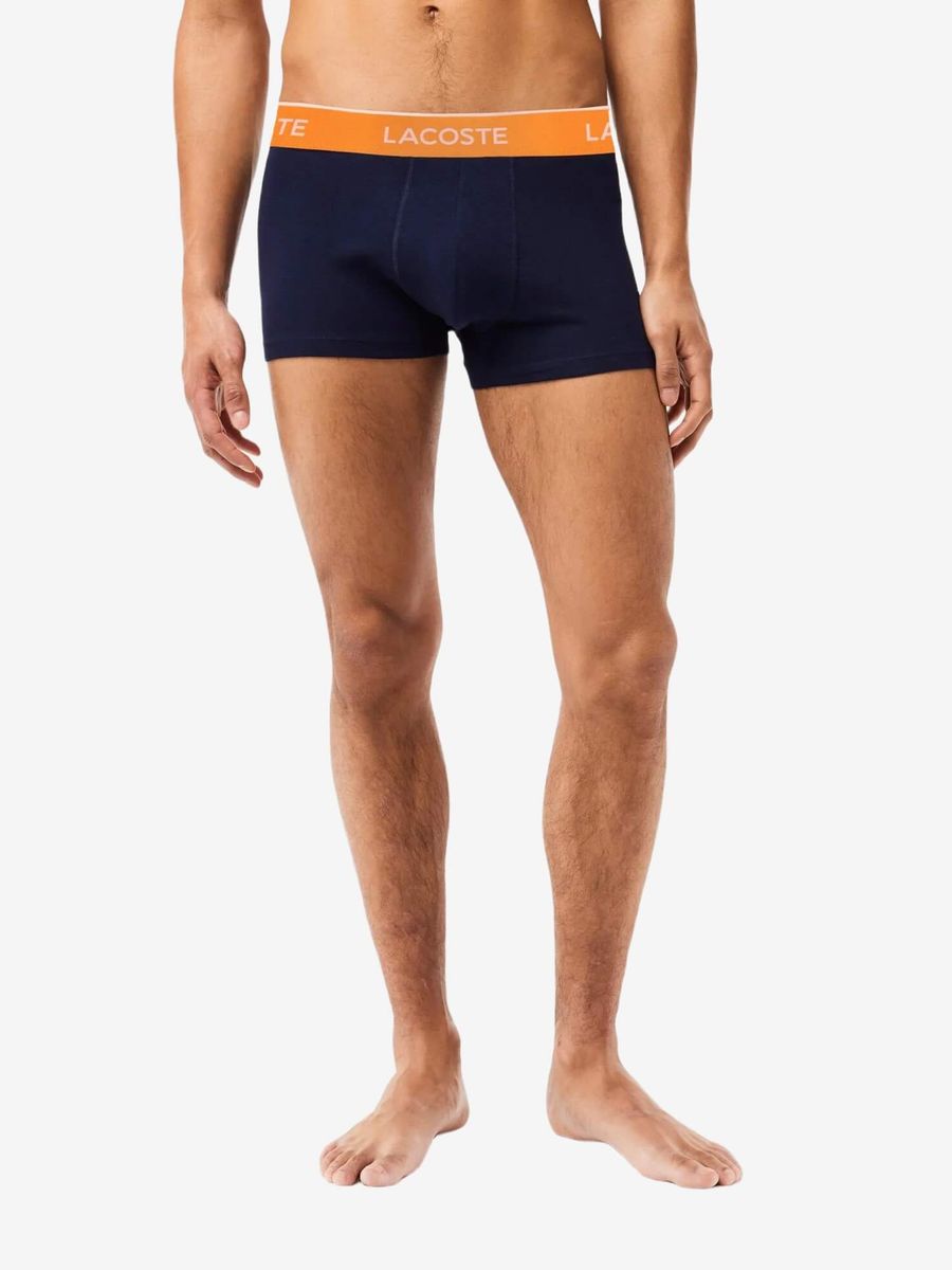 LACOSTE — Комплект Трусов Casual Boxer Brief Black/Violet/Orange/Mint