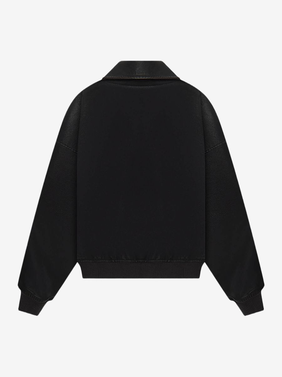 BRÛLER D’AMOUR — Куртка кожаная Jacket "Cas" Black