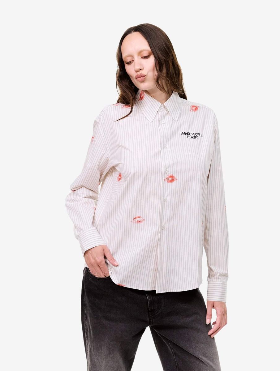 CARNE BOLLENTE — Рубашка Business Sensual Stripe