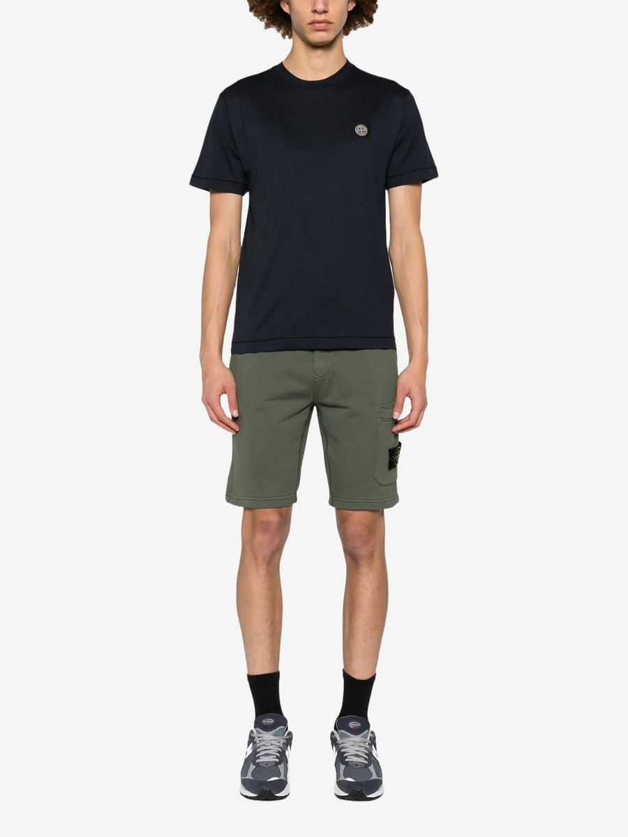 STONE ISLAND — Футболка 60/2 Tee Black