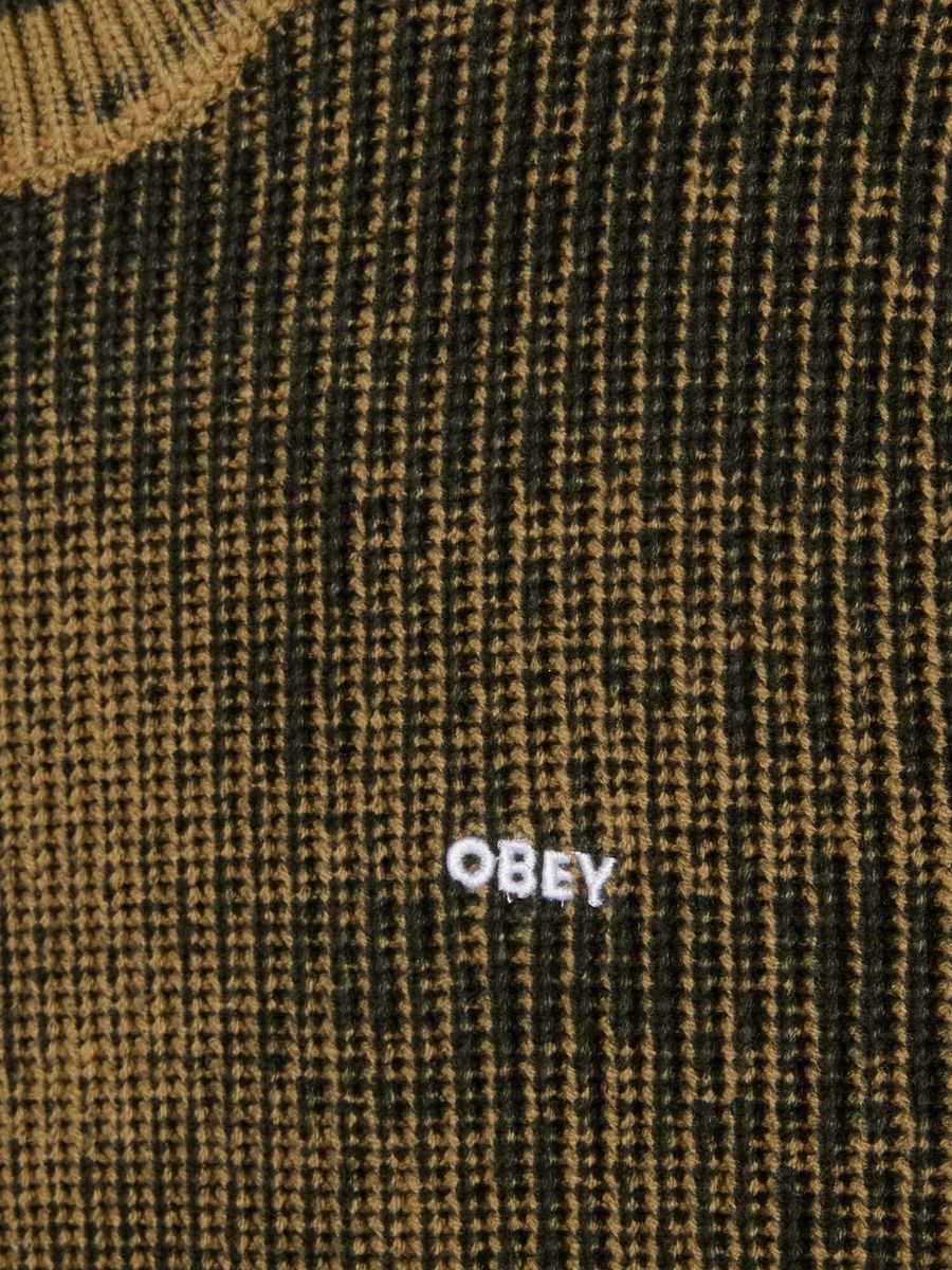 OBEY — Свитер вязаный Spray Effect Sweater Kambara