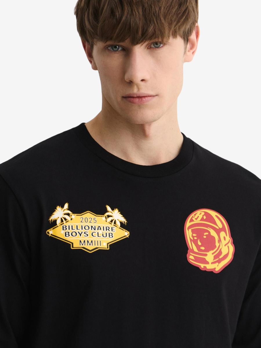 BILLIONAIRE BOYS CLUB — Лонгслив Multi Graphic LS Black