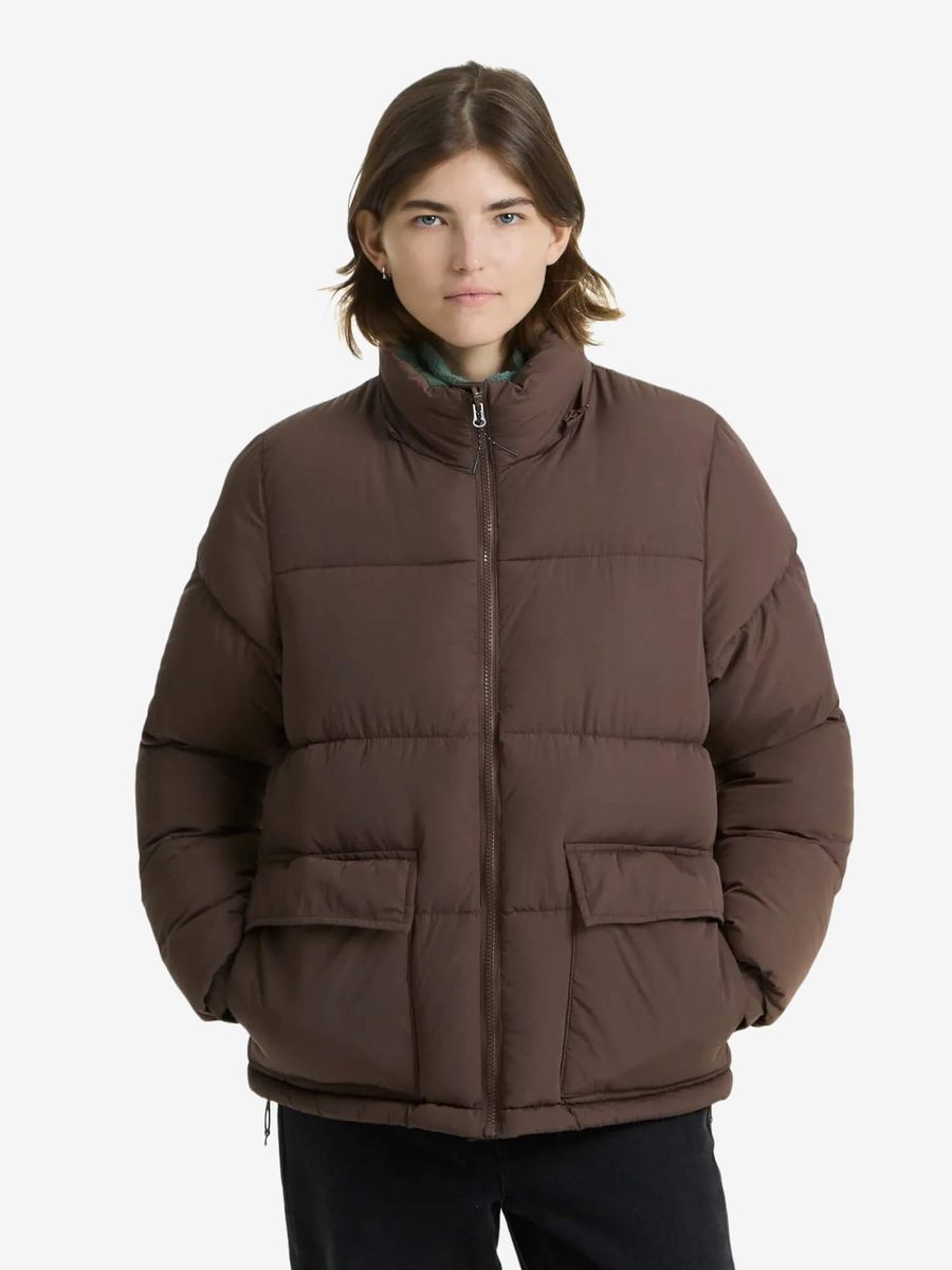 МЕЧ — Куртка Puffer Reversible Brown/Pine Green