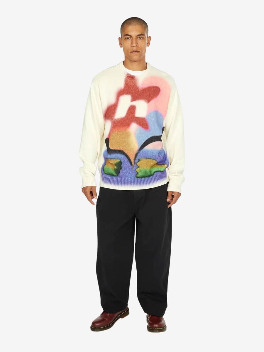 HUF — Свитер вязаный Soft Focus Crewneck Sweater Multi