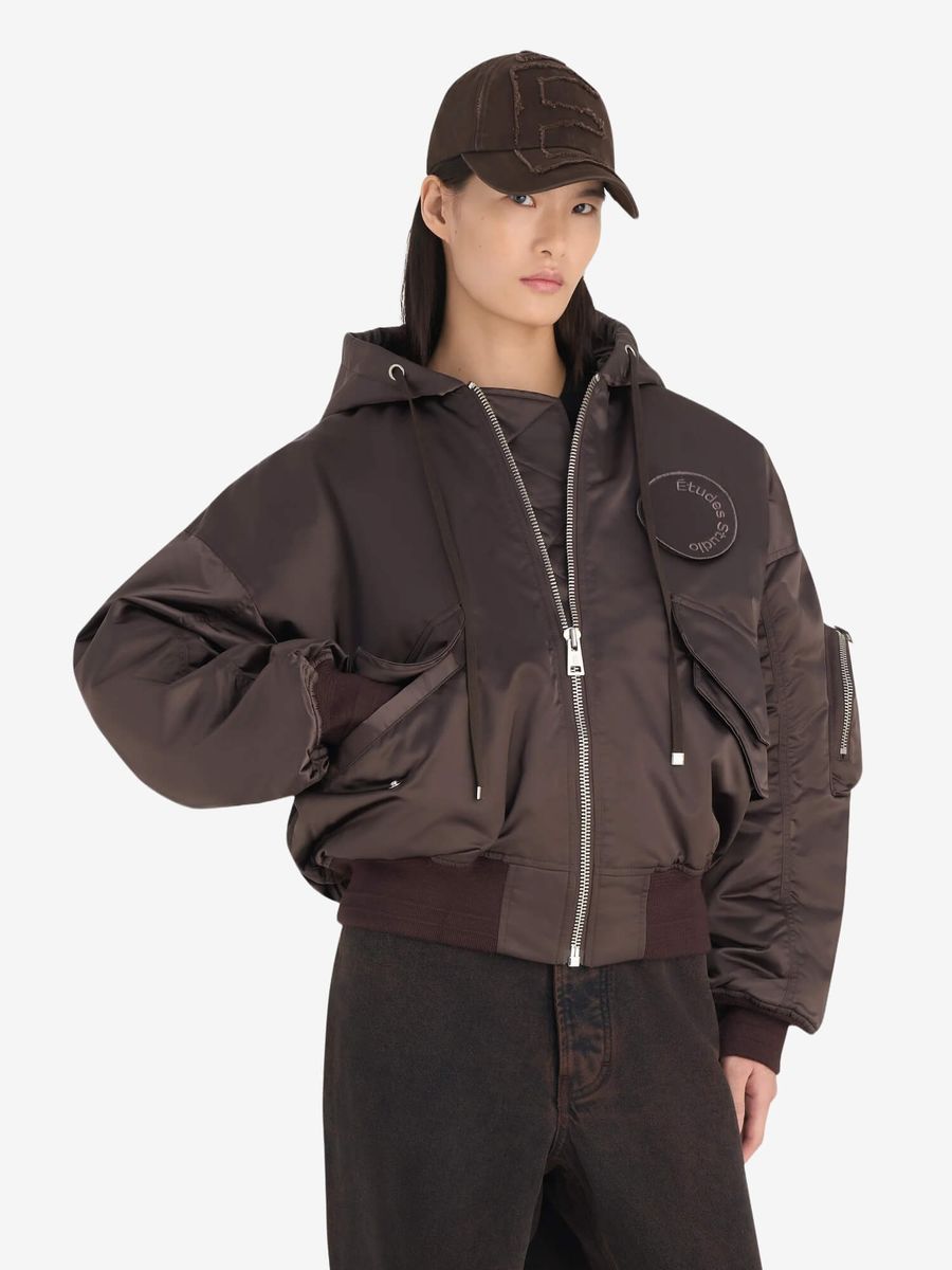 ÉTUDES STUDIO — Куртка Oversized Bomber Jacket Shale