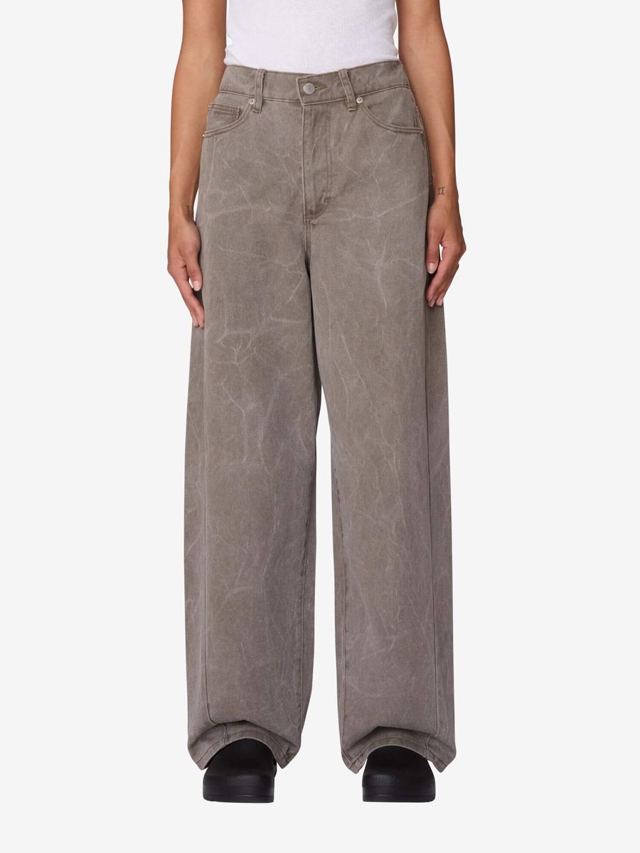 OBEY — Джинсы W Donovan 5 Pocket Major Brown Wrinkle Wash
