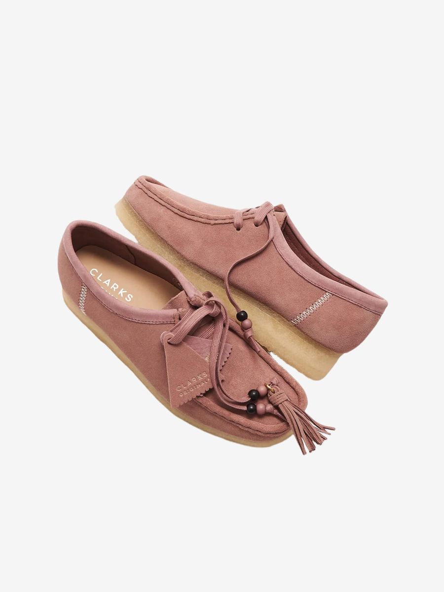 CLARKS ORIGINALS — Обувь Wallabee Dusty Pink Suede