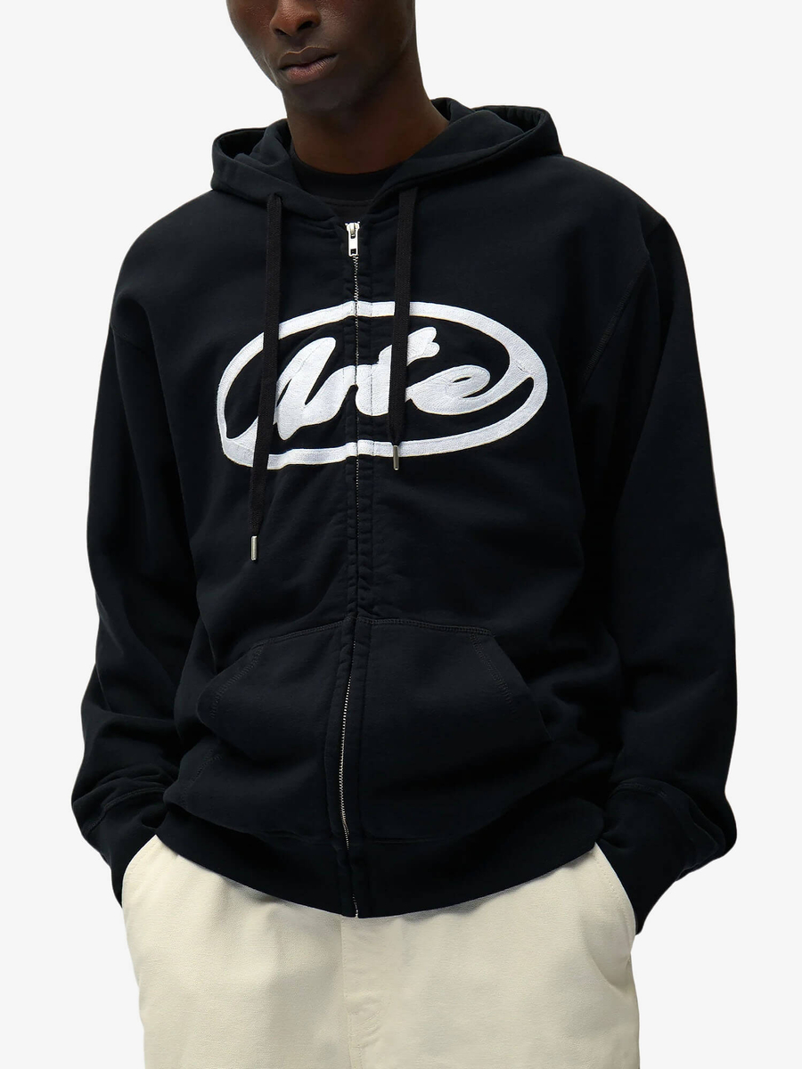 ARTE ANTWERP — Худи zip Circle Logo ZIP Hood Black