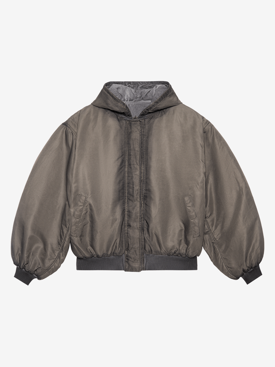BRÛLER D’AMOUR — Куртка Bomber "Beurré" Graphite Gray