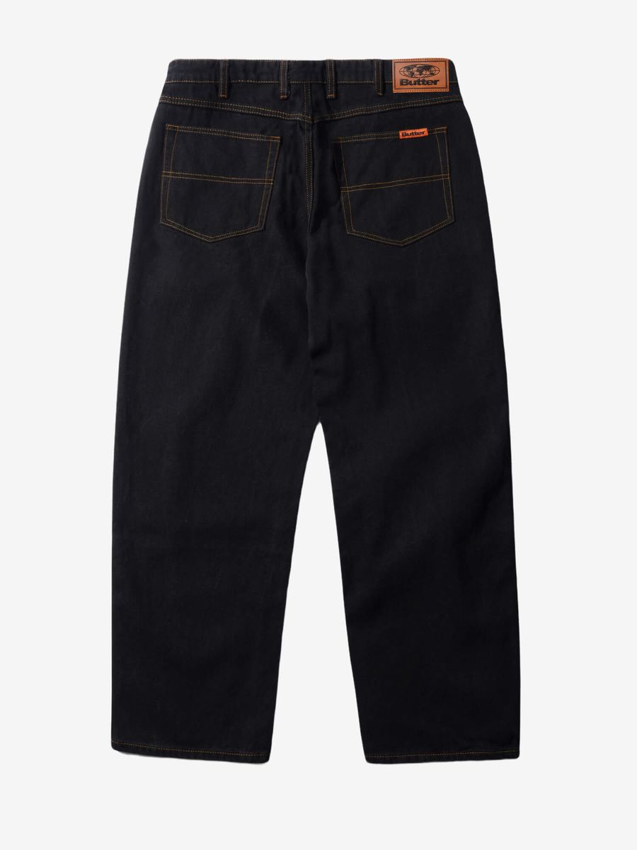 BUTTER GOODS — Джинсы Relaxed Denim Washed Black