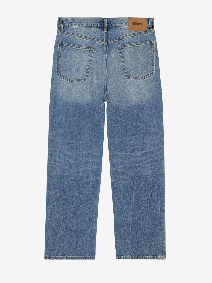 OBEY — Джинсы Classic Baggy Denim Heavy Vintage Light Indigo