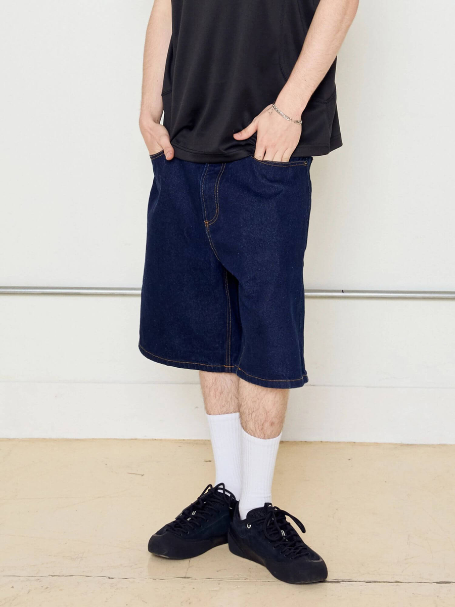 OBEY — Шорты Bigwig Baggy Denim Short Rinse Indigo