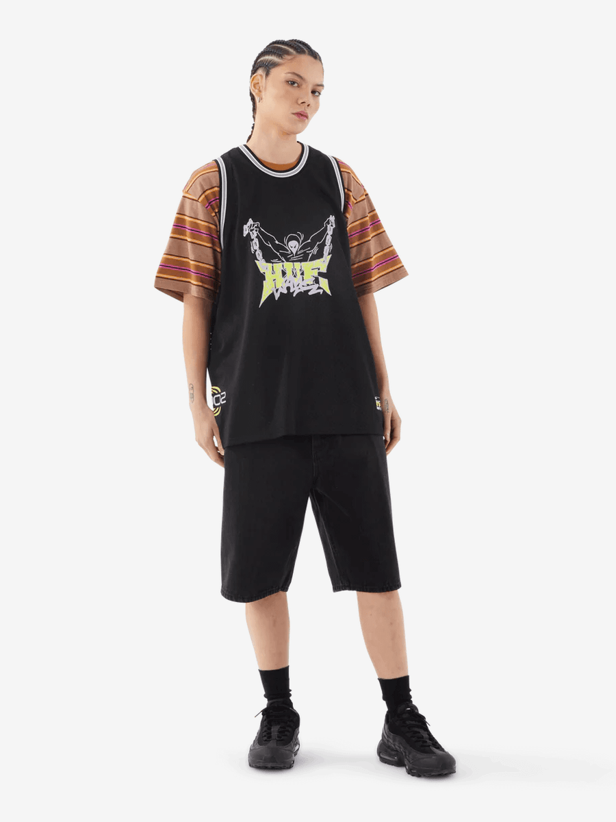HUF — Шорты Cromer Short Washed Black