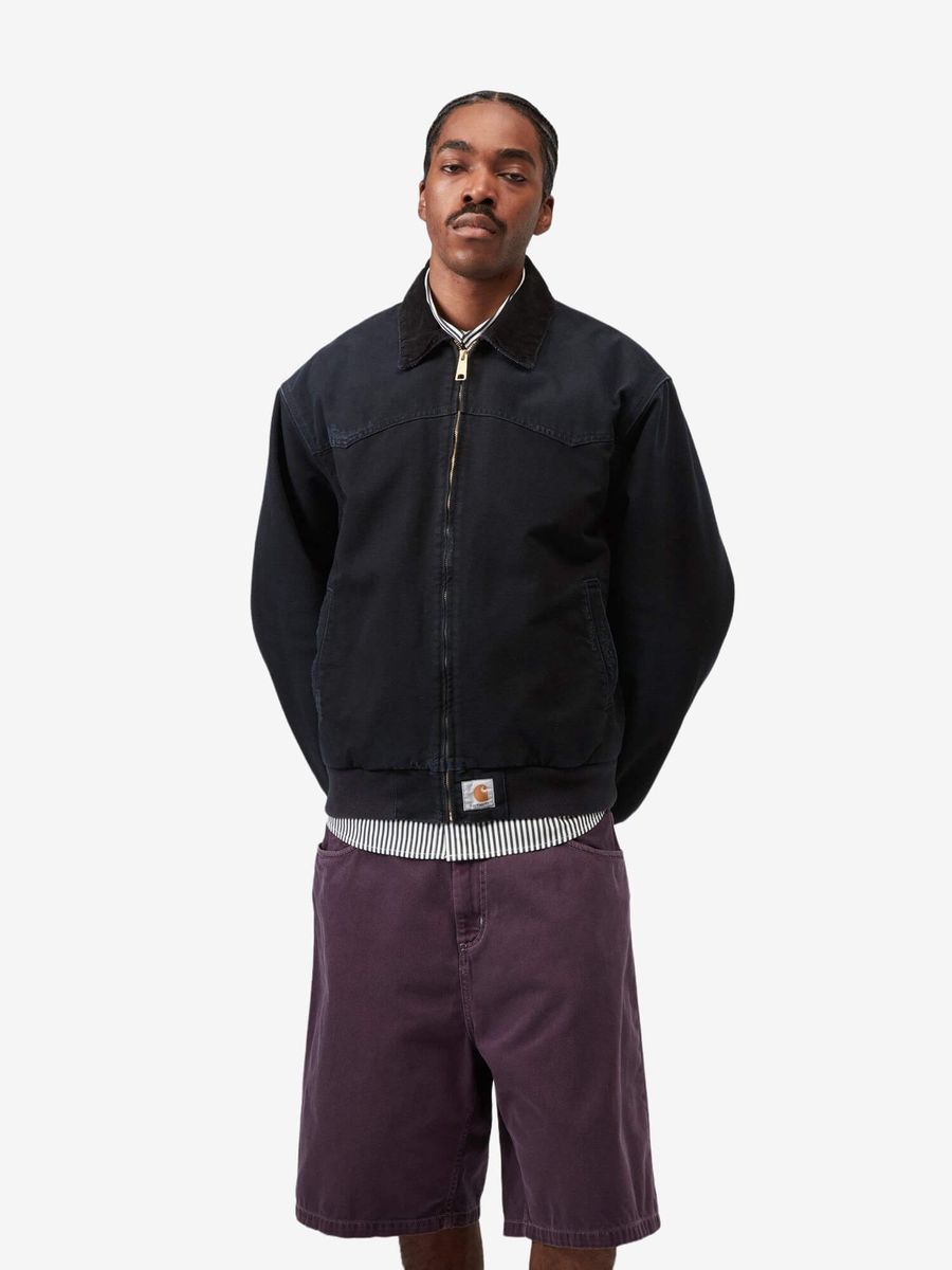 CARHARTT WIP — Куртка OG Santa Fe Jacket Black (Grind Washed)